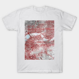 Vintage old London map T-Shirt